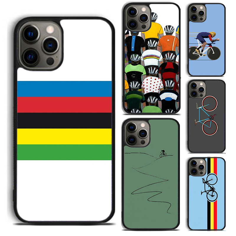 Mountain Biking Cartoon - Dağ Bisikleti Sürüşü Sanatı Telefon Kılıfı