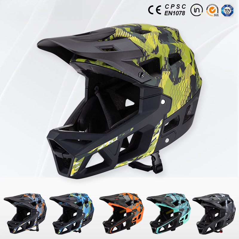 Mountain Biking Helmet Full Face - Yeni Yetişkin Tam Yüz Dağ Bisikleti