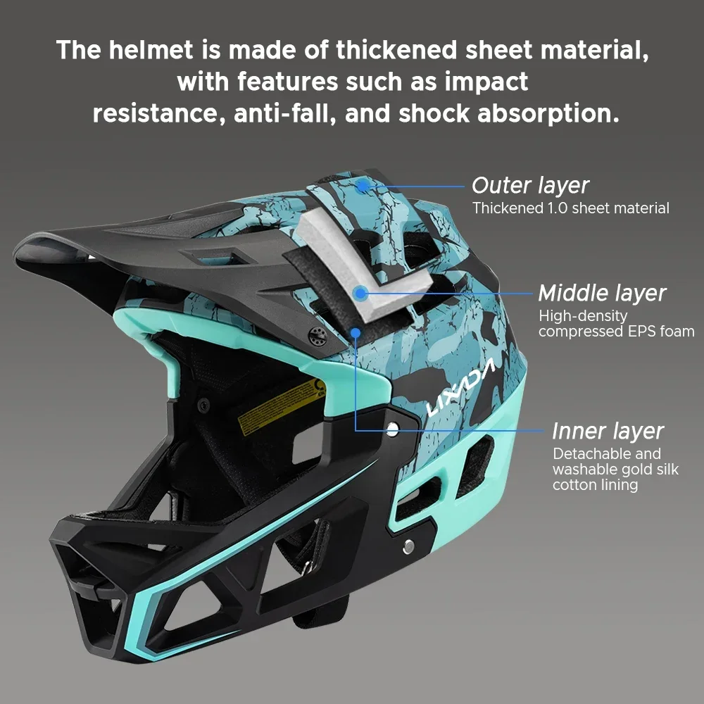 Dağ Bisikleti Güvenlik Bisikle - Mountain Biking Helmet Full Face incelemesi ve fiyatı
