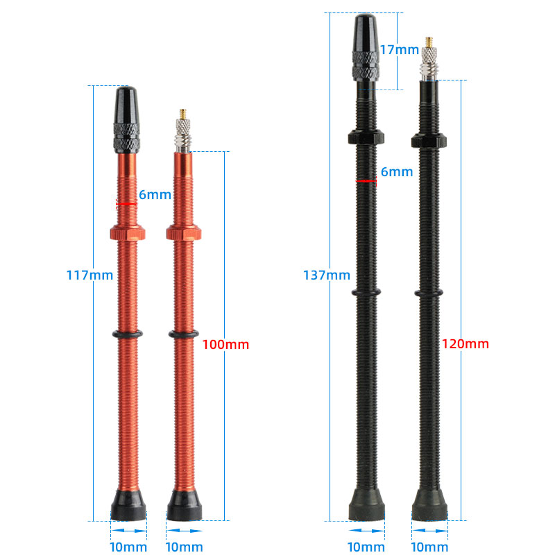 100/120mm F/V memeleri Tubeles - Tubeless Valve Core incelemesi ve fiyatı