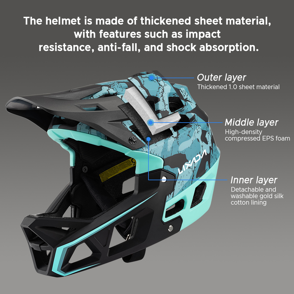 Tam yüz dağ bisiklet güvenlik  - Mountain Biking Helmet Full Face incelemesi ve fiyatı