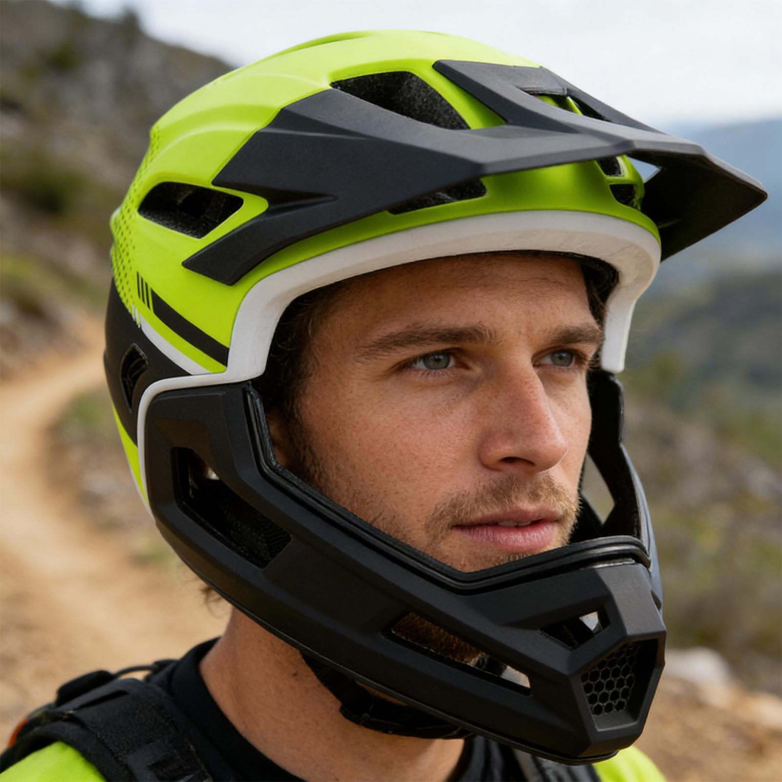 Tam Yüz Bisiklet Kaskı Bisikle - Mountain Biking Helmet Full Face incelemesi ve fiyatı