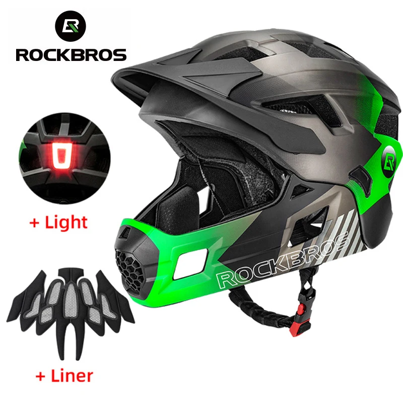 ROCKBROS Çocuklar İçin Çıkarıl - Mountain Biking Helmet Full Face incelemesi ve fiyatı