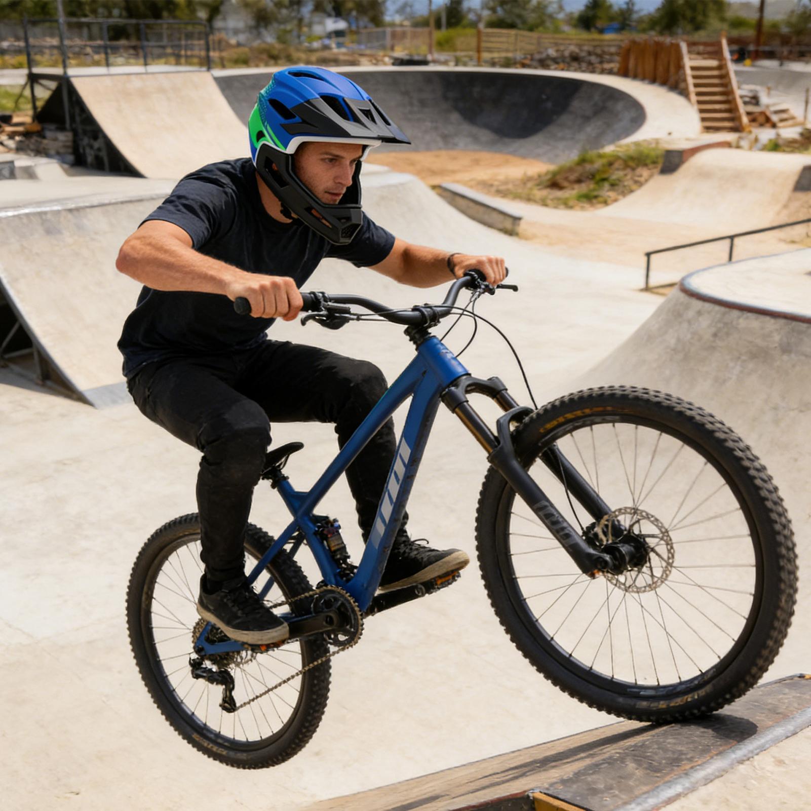 Bisiklet kaskı tam yüz bisikle - Mountain Biking Helmet Full Face incelemesi ve fiyatı