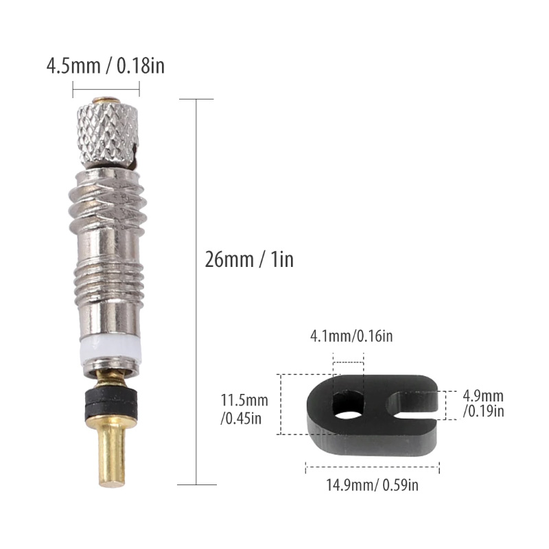 6/12 adet bisiklet çıkarılabil - Tubeless Valve Core incelemesi ve fiyatı